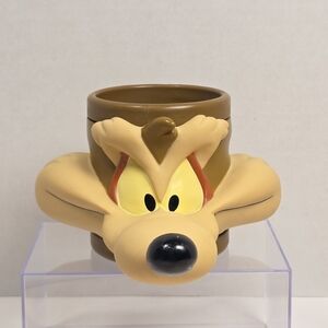 VTG Wile E. Coyote 3D Mug 1992 Warner Bros. Looney Tunes